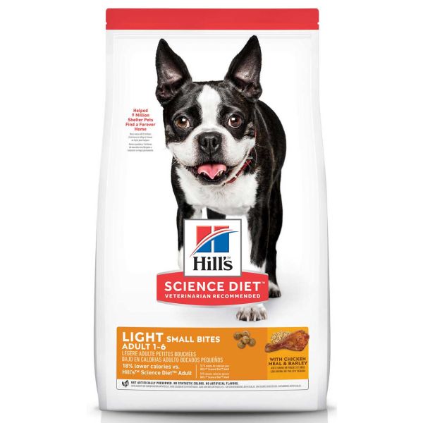 Science diet adult light small bites top