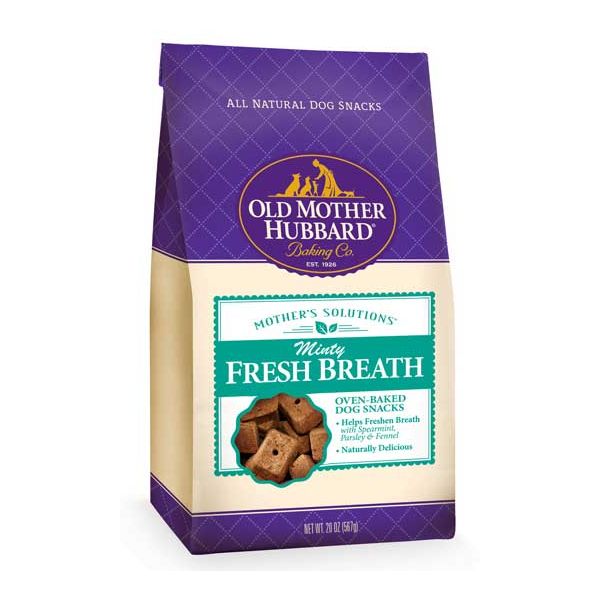 Old Mother Hubbard Mother s Solutions Minty Fresh Breath Treats 20oz