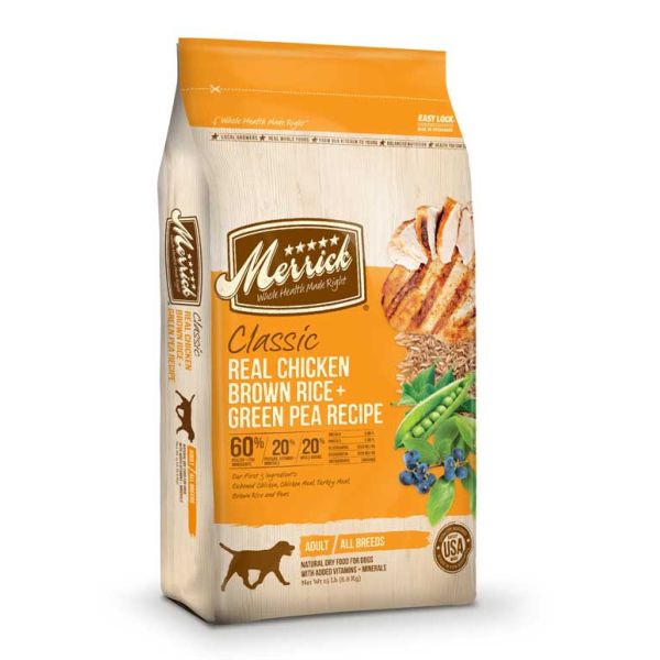 Merrick Classic Chicken and Brown Rice Recipe with Ancient Grains 12lb
