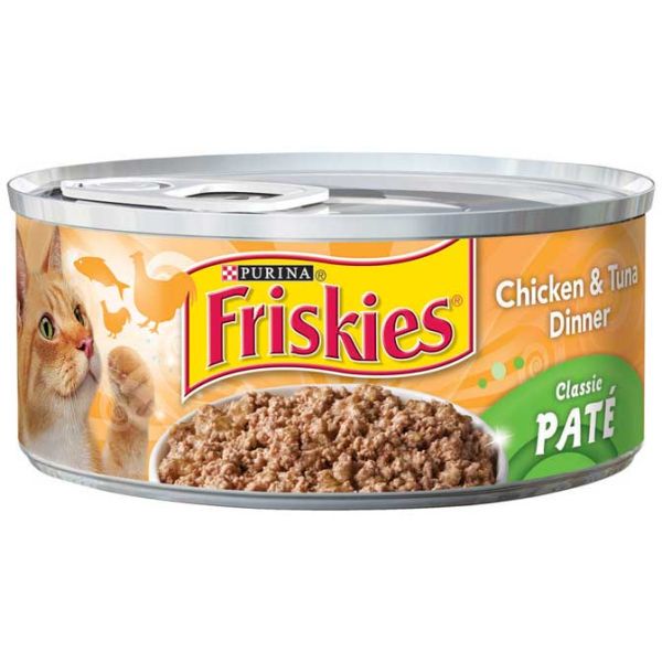 Friskies Classic Pate Chicken Tuna Dinner 5.5oz