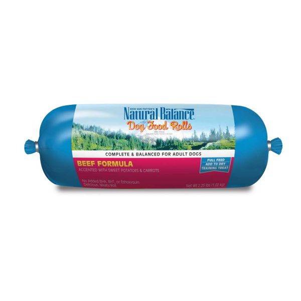 Natural balance beef roll sales