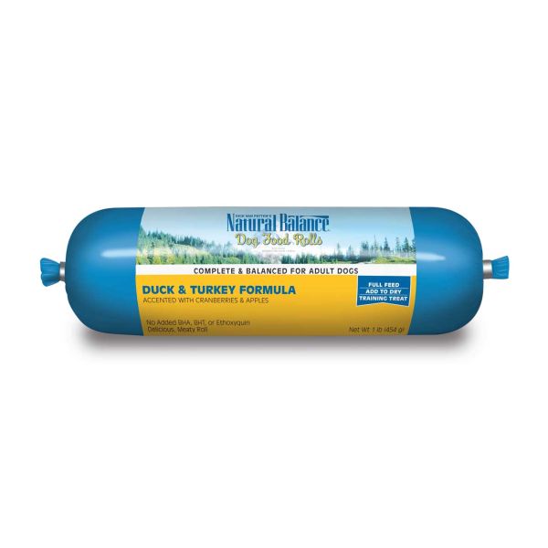 Natural Balance Dog Food Rolls Duck Turkey
