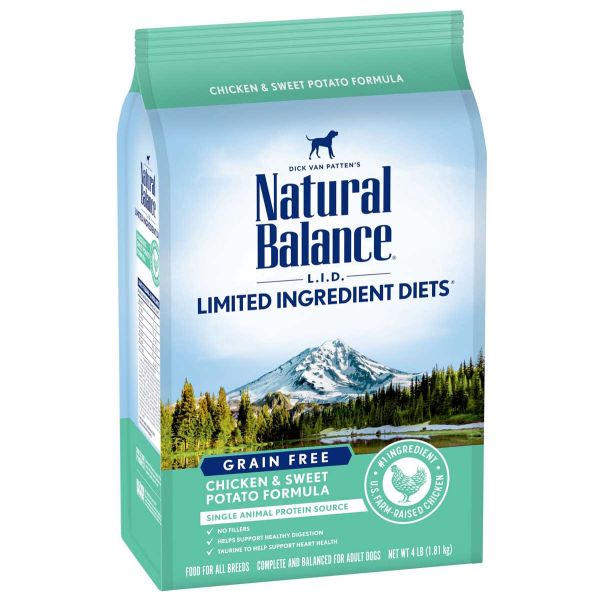 Natural Balance L.I.D. Limited Ingredient Diet Chicken Sweet Potato 4lb