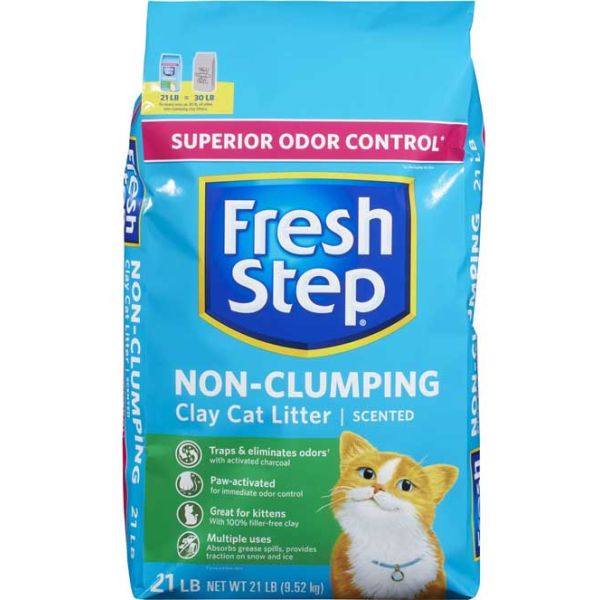 Non Clumping Scented Clay Cat Litter 21lb