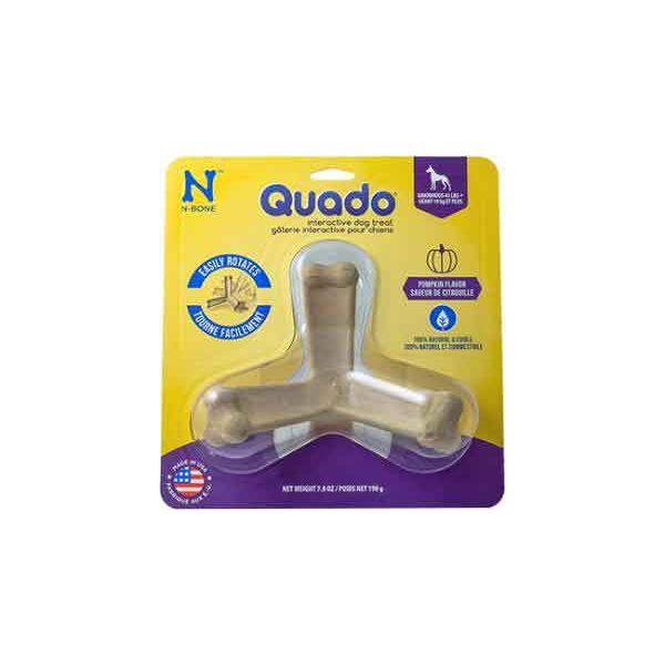 N Bone Quado Interactive Dog Treat Medium Pumpkin
