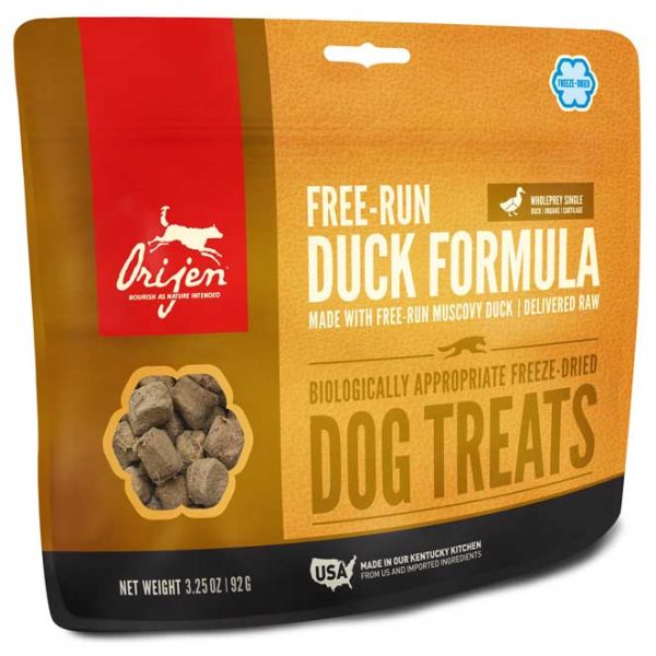ORIJEN Free-Run Duck Formula Grain-Free Freeze-Dried Dog Treats ORIJEN Free-Run Duck Formula Grain-Free Freeze-Dried Dog Treats
