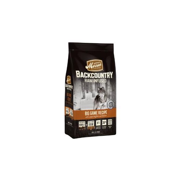 MERRICK BACKCOUNTRY Raw Infused Dog Big Game Recipe 4lb