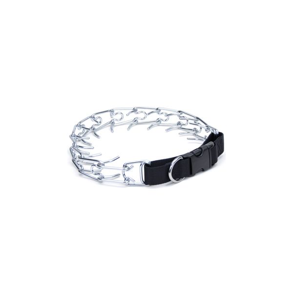 TITAN Easy On Prong Training Collar with Buckle Medium 18 Inches 3.0mm