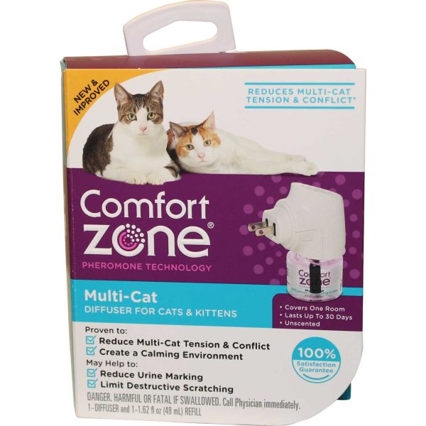 Comfort zone calming diffuser kit for cat shop