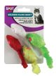 Plush Mice Asst Colors 4pk