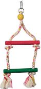 LIVING WORLD Junglewood 2 Step Rope Ladder Swing Small 6in x 14in