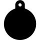 Quick-Tag Large Circle - Black