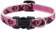 Tickled Pink Adjustable Dog Collar 6-9 Inch