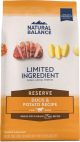 Natural Balance Reserve Limited Ingredient Duck & Potato 4Lb