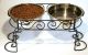 Stainless Steel Scroll Work Double Diner 3 quart