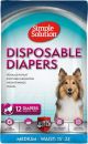 Disposable Diaper Medium 12pk
