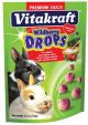 Vitakraft Drops with Wildberry for Rabbits 5.3oz
