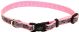 Lazer Brite Reflective Adjustable Dog Collar - Pink New Hearts