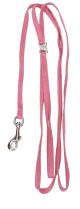 Suede Jeweled Dog Leash 6 Ft Pink