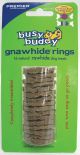 Busy Buddy Rawhide Rings Small