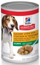 Science Diet Puppy Savory Stew with Chicken & Vegetables 12.8oz can