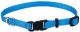 Flat Nylon Collar Blue Lagoon - 3/8