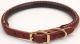 Circle T Latigo Leather Round Collar w/ Solid Brass Hardware 3/8