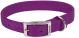 Flat Nylon Collar Double Ply - Purple