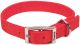 Flat Nylon Collar Double Ply - Red
