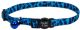 Fashion Safe Cat Adjustable Breakaway Collar 3/8 Inch Blue Leopard