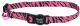 Fashion Safe Cat Adjustable Breakaway Collar 3/8 Inch Pink Zebra