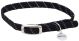 Elasta Cat Reflective Safety Stretch Collar with Reflective Charm Black