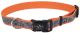 Reflective Adjustable Dog Collar Orange Dog Houses - 5/8