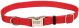 Nylon Adjustable Collar Red - 1