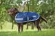 WEATHERBEETA Comfitec Classic Dog Coat 420D 14in Navy with Gray Trim