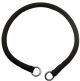 Round Nylon Training Collar Black - 3/8