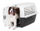 Compass Kennel 24in White & Black