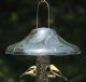 Fancy Swirl Bird Feeder Dome White 14 inch