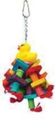 A&E Happy Beaks Rubber Duck Monster Bird Toy