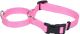 No Slip Collar with Buckle Pink - 3/4