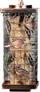 Squirrel Resistant Caged Tube Feeder Copper Leaf Design