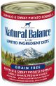 Natural Balance Dog Can LID Buffalo & Sweet Potato 13oz