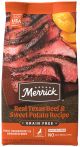 MERRICK Dog Grain Free Real Texas Beef and Sweet Potato Recipe 4lb
