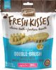 MERRICK Fresh Kisses Double Brush with Mint Flavor Small 9ct