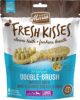 MERRICK Fresh Kisses Double Brush with Mint Flavor Large 4ct