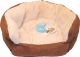 Sleep Zone Reversible Cushion Pet Bed Chocolate Brown 18in