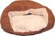 Sleep Zone Cuddle Cave Bed Chocolate Brown 22in