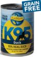 EARTHBORN Dog K95 Duck - 95% Real Duck Grain Free - 13oz can