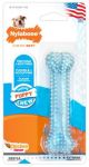 NYLABONE Puppy Dental Blue Teething Chew Chicken Petite- For Puppies up to 15lbs