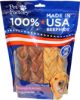 100% American Beefhide Braided Sticks 6in - Assorted Flavors - 6pk
